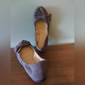 Gianni Bini Gray Ballarina Slipper Shoes